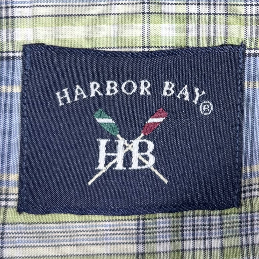 Lot of 5 Harbor Bay Short Sleeve Button Down Shirt Short Sleeve Casual Preppy - Picture 2 of 12